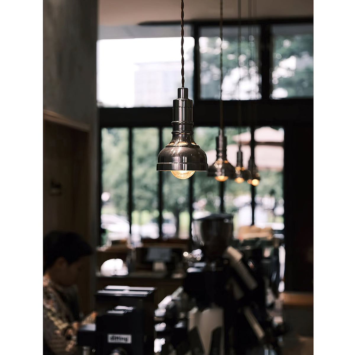 Douille Chrome Pendant Lamp