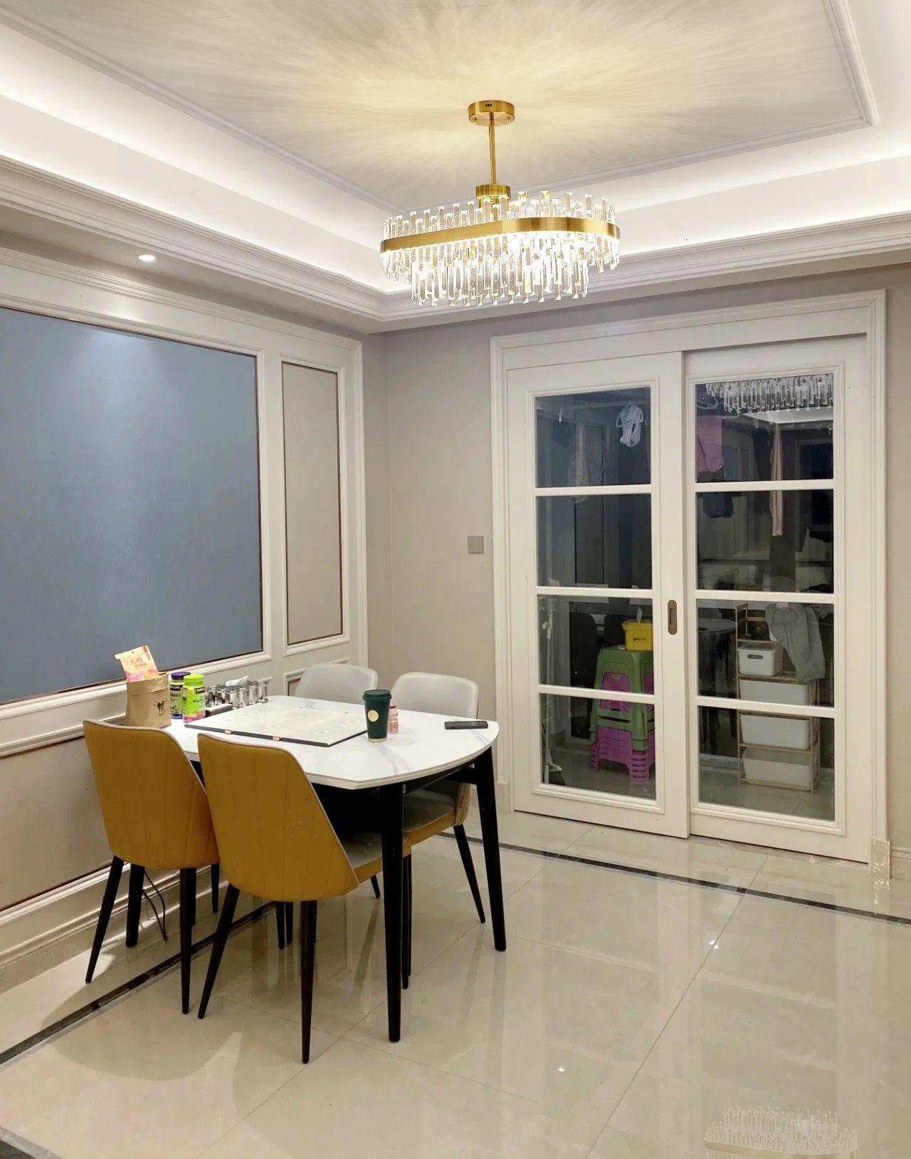 Drum Glass Chandelier