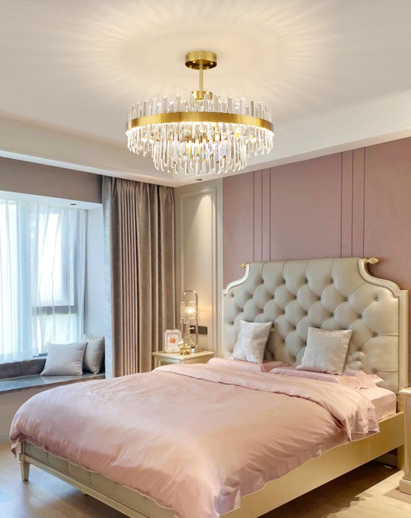 Drum Glass Chandelier