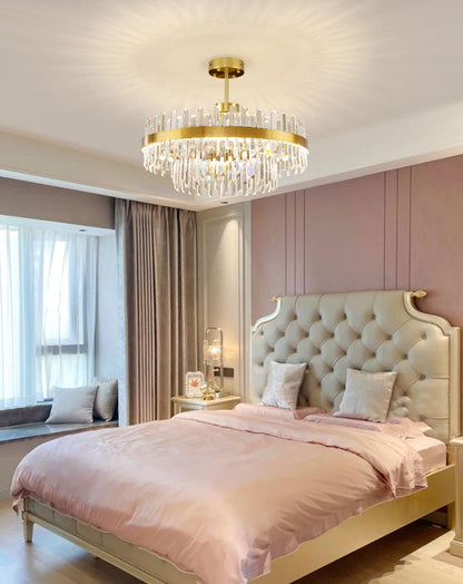 Drum Glass Chandelier