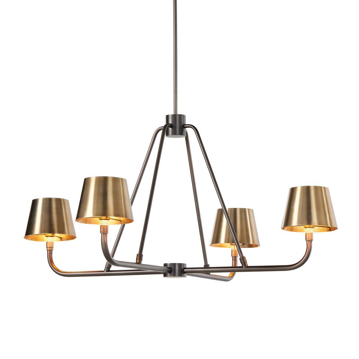 Dudley Brass Chandelier