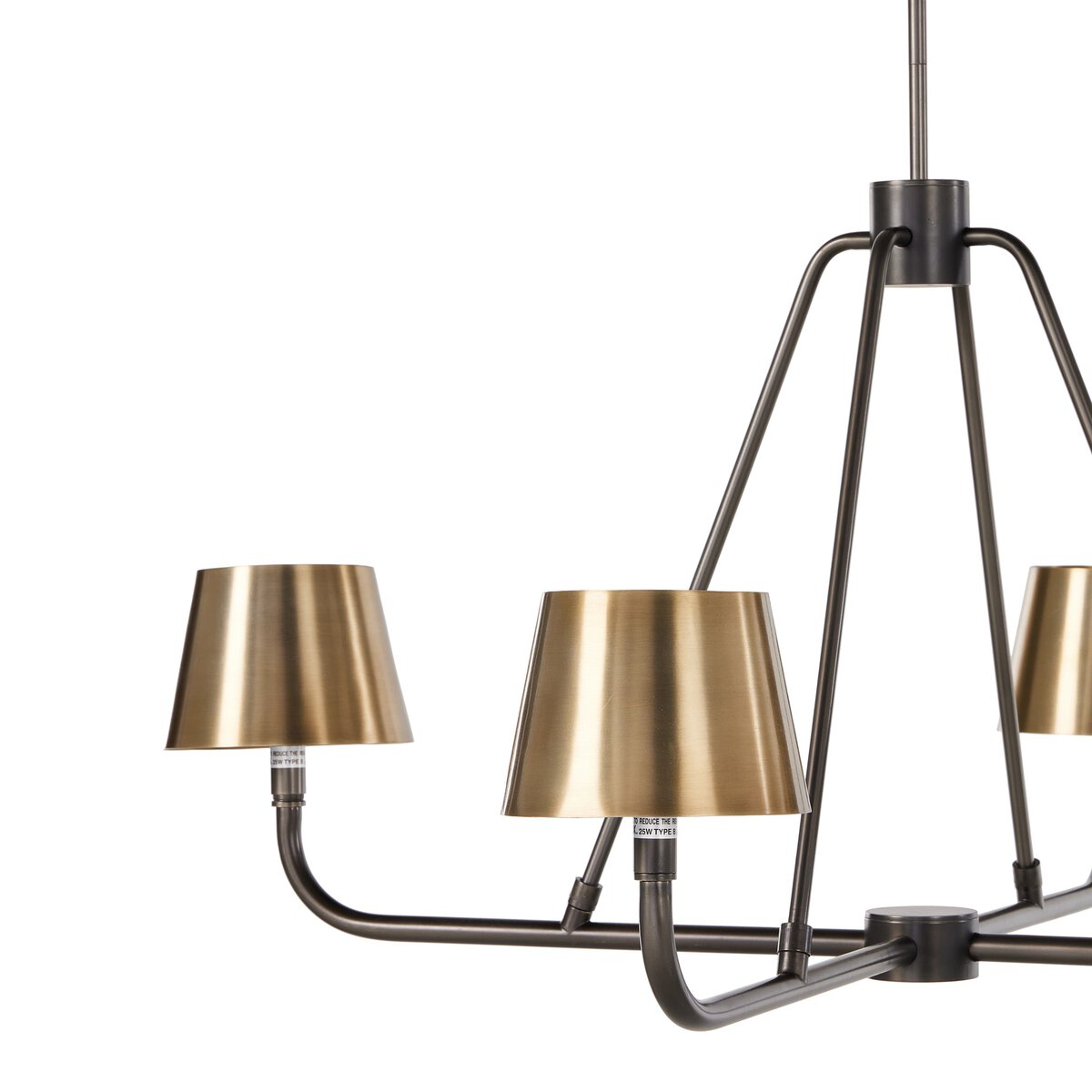 Dudley Brass Chandelier