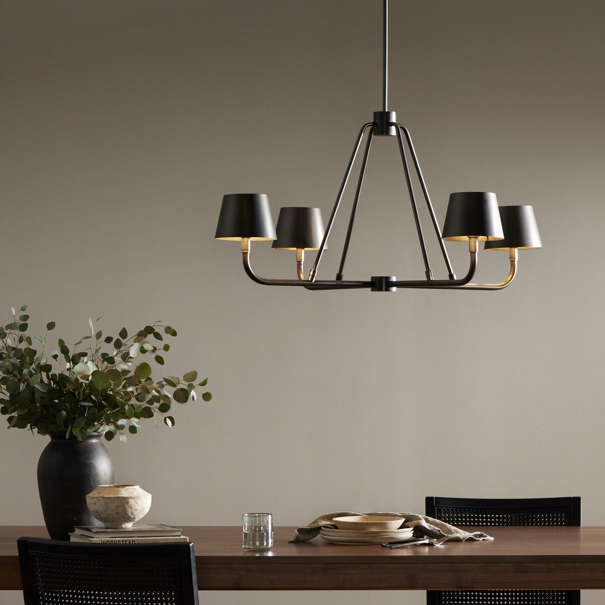 Dudley Brass Chandelier