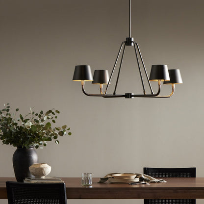 Dudley Brass Chandelier