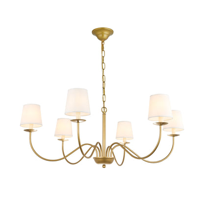 Eclipse Brass Chandelier