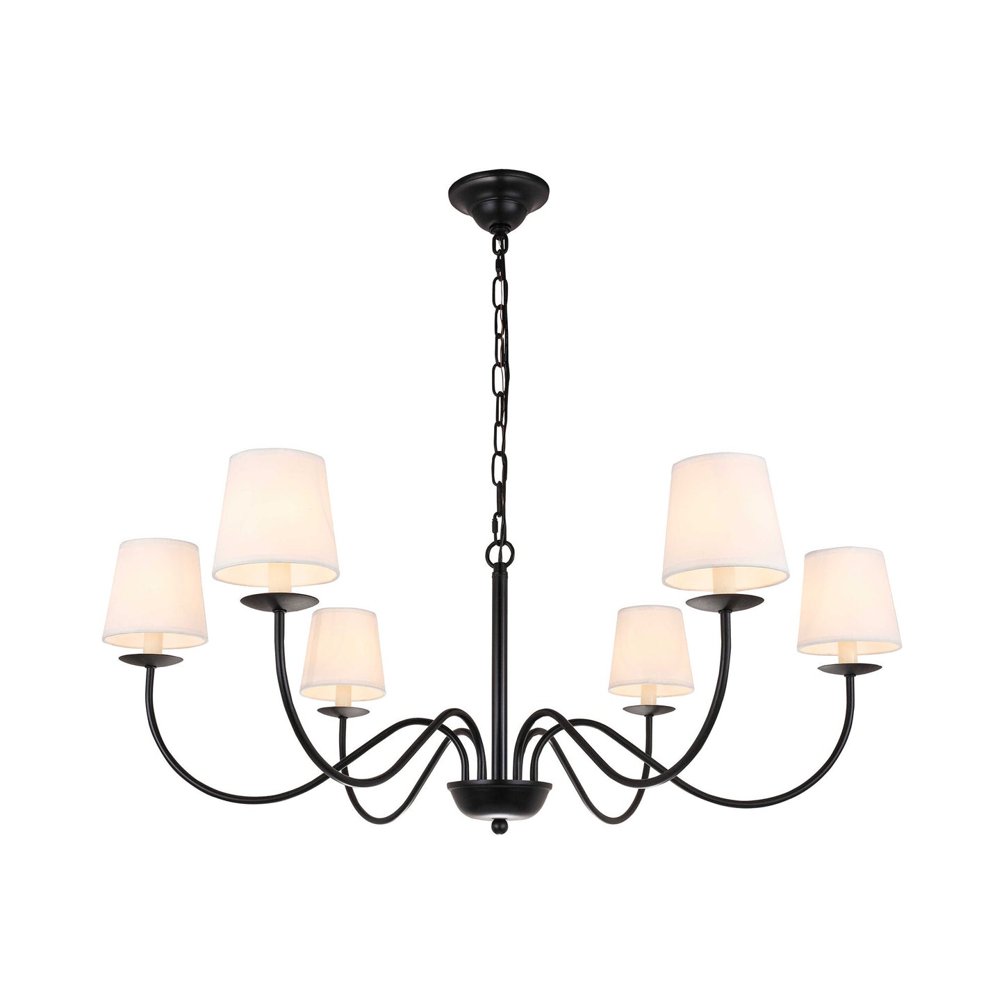 Eclipse Brass Chandelier