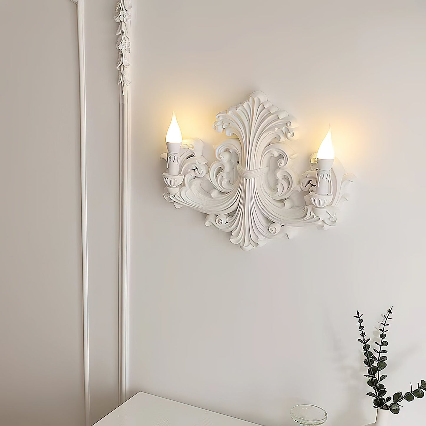 Ekena Plaster Wall Lamp