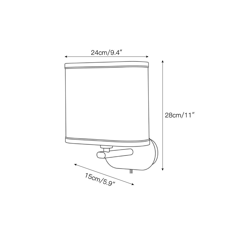 Ellara Plug-in Wall Sconce