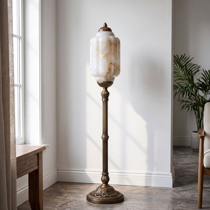 Eloise Scallop Alabaster Floor Lamp
