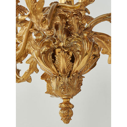 Eloise Brass Leaf Chandelier