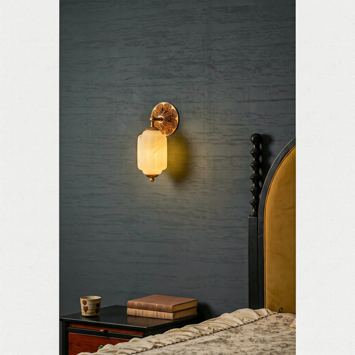 Eloise Scallop Alabaster Wall Sconce
