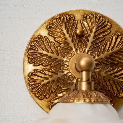 Eloise Scallop Alabaster Wall Sconce