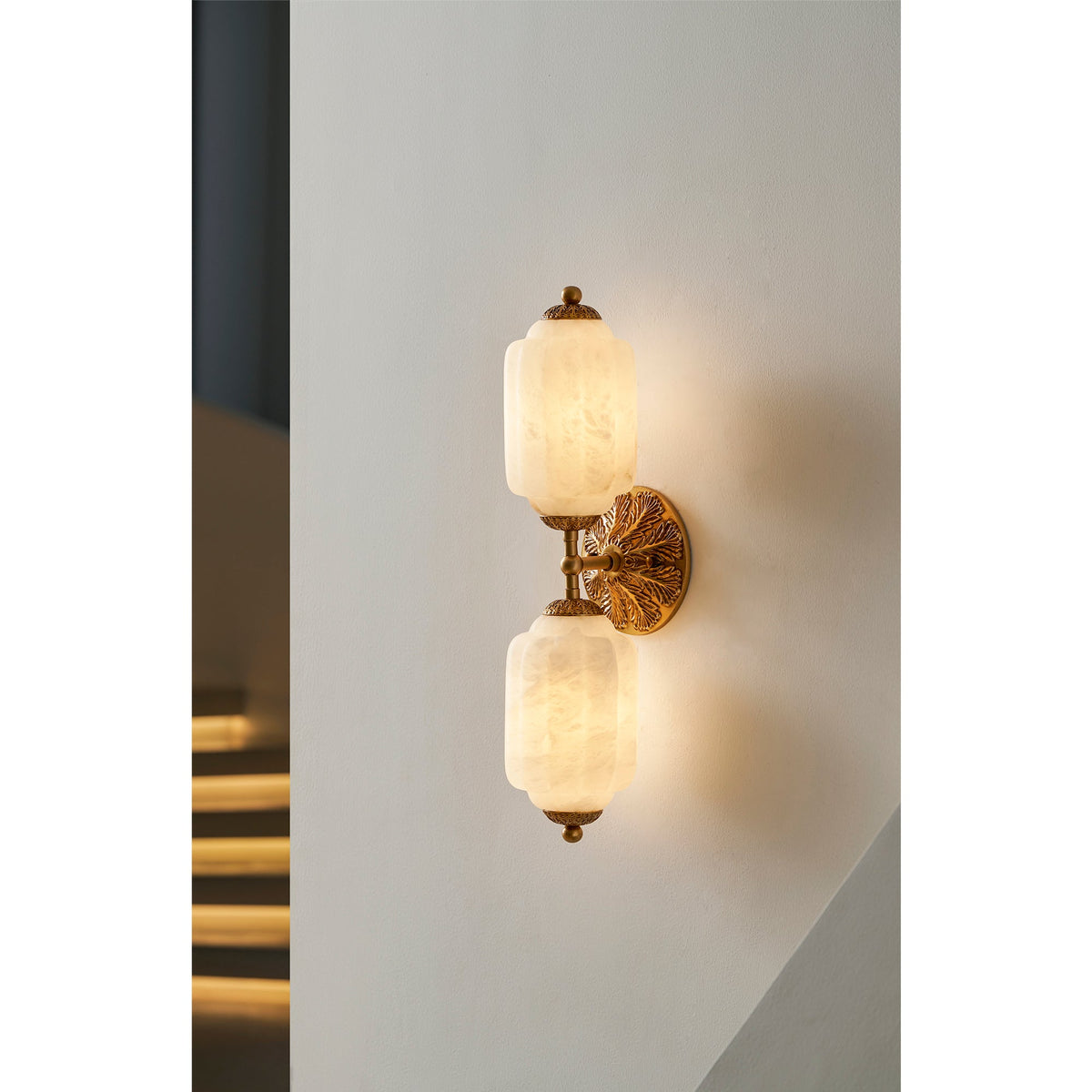 Eloise Scallop Alabaster Wall Sconce