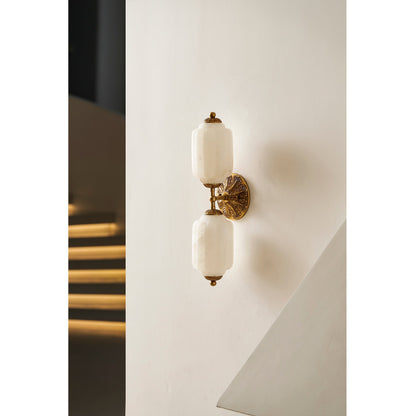 Eloise Scallop Alabaster Wall Sconce