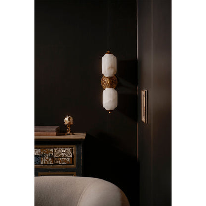 Eloise Scallop Alabaster Wall Sconce