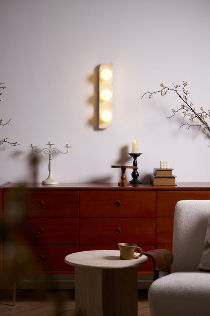 Elysian Travertine Wall Light