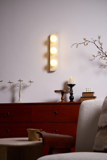Elysian Travertine Wall Light