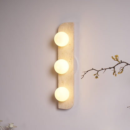 Elysian Travertine Wall Light