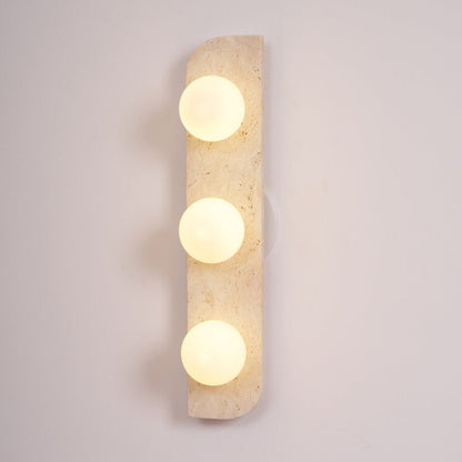 Elysian Travertine Wall Light