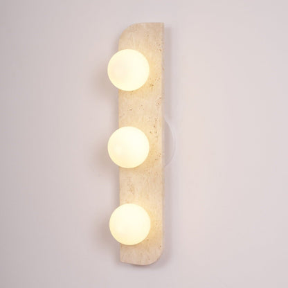 Elysian Travertine Wall Light