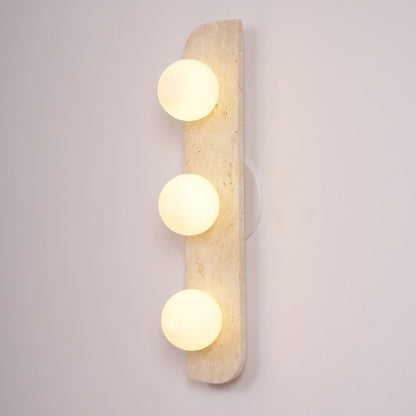 Elysian Travertine Wall Light