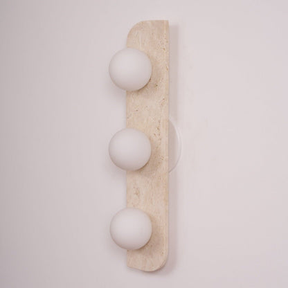Elysian Travertine Wall Light