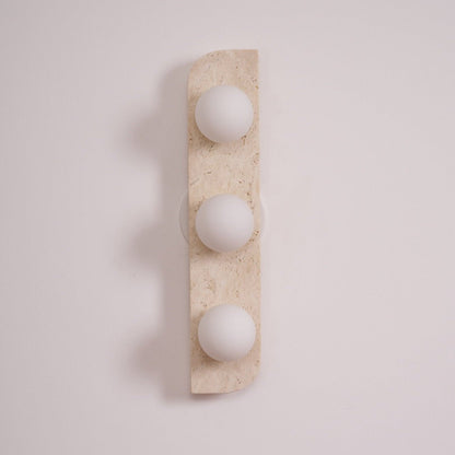 Elysian Travertine Wall Light