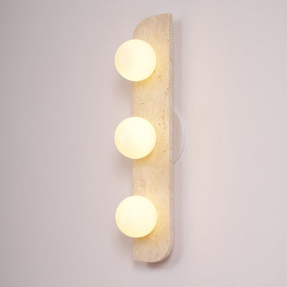 Elysian Travertine Wall Light