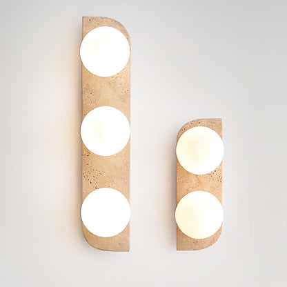 Elysian Travertine Wall Light