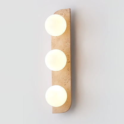 Elysian Travertine Wall Light