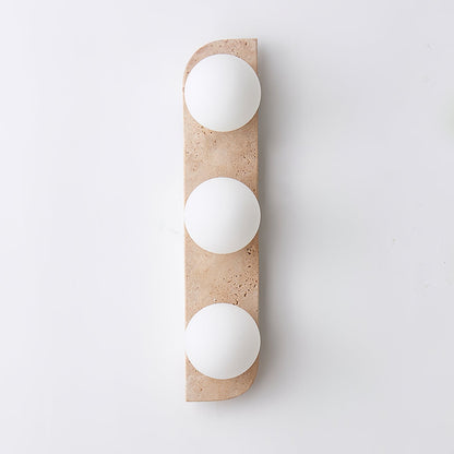 Elysian Travertine Wall Light