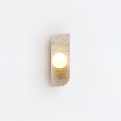 Elysian Travertine Wall Light