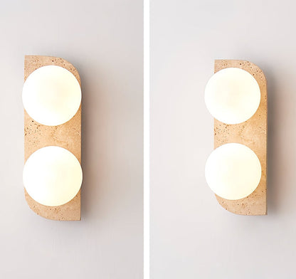 Elysian Travertine Wall Light