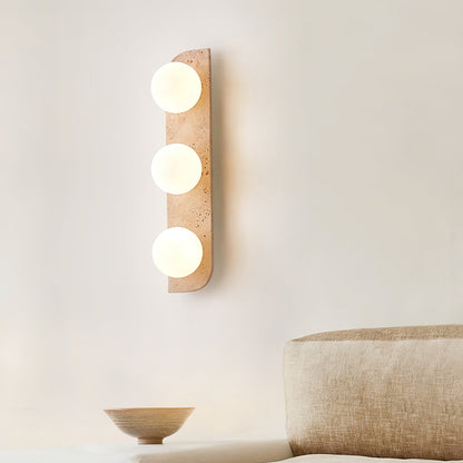 Elysian Travertine Wall Light