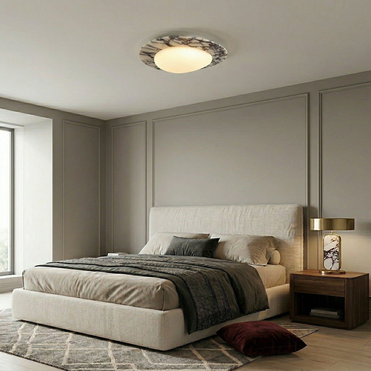 Emma Marble Ceiling Lamp