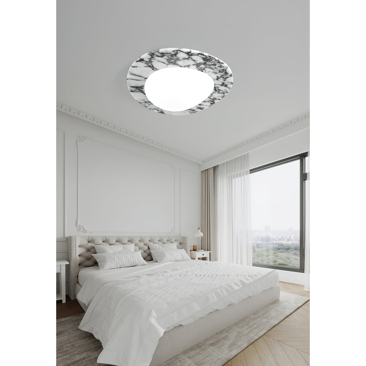 Emma Marble Ceiling Lamp