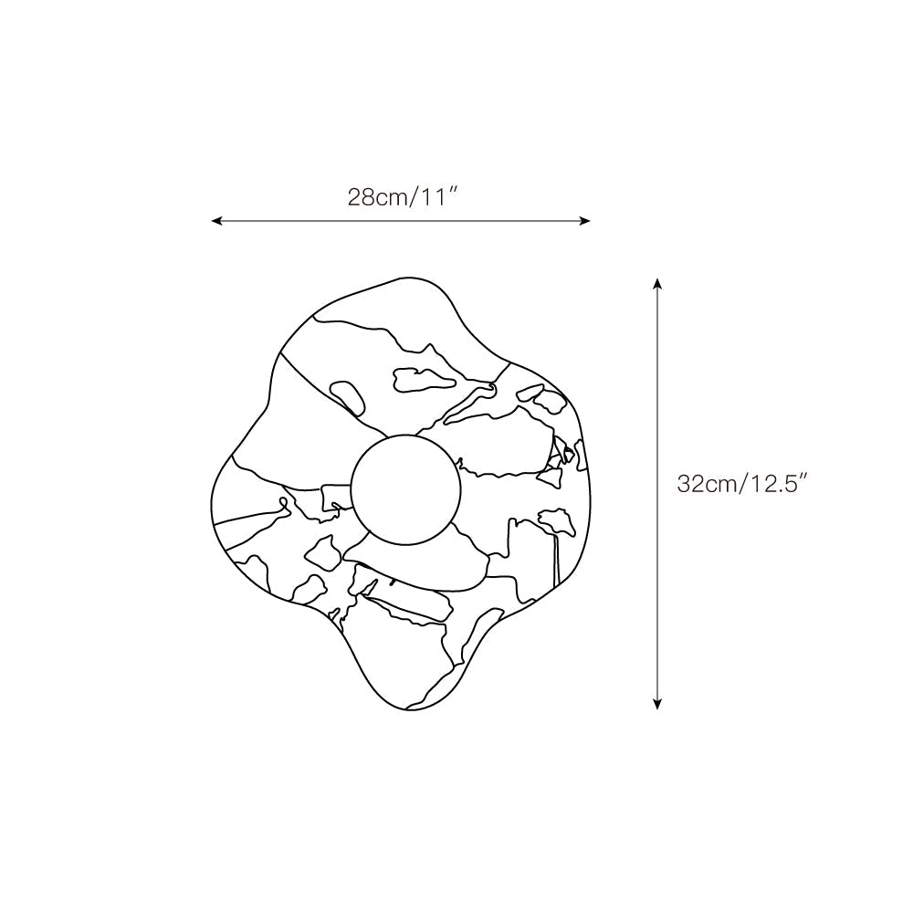 Abnormal Marble Wall Lamp
