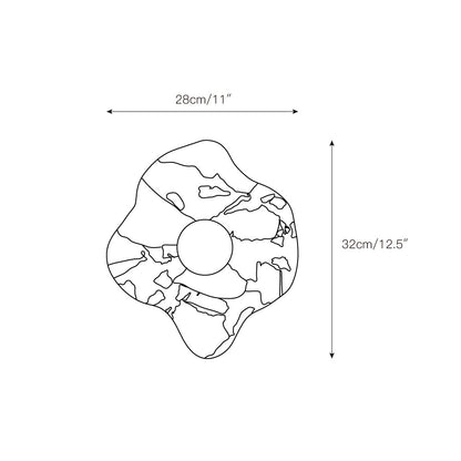 Abnormal Marble Wall Lamp