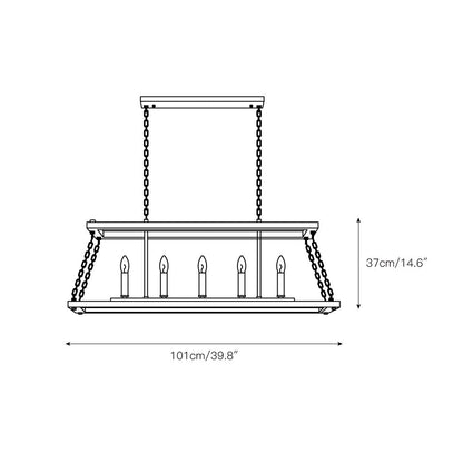 Eniso Island Chandelier