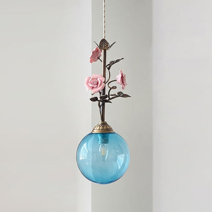 Evelyn Glass Pendant Lamp