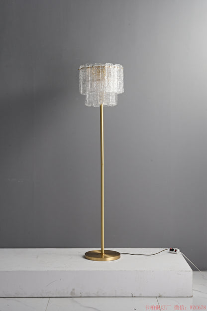 Crystal Glass floor lamp