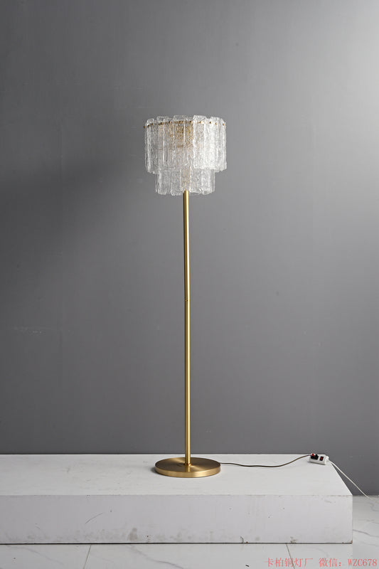 Crystal Glass floor lamp