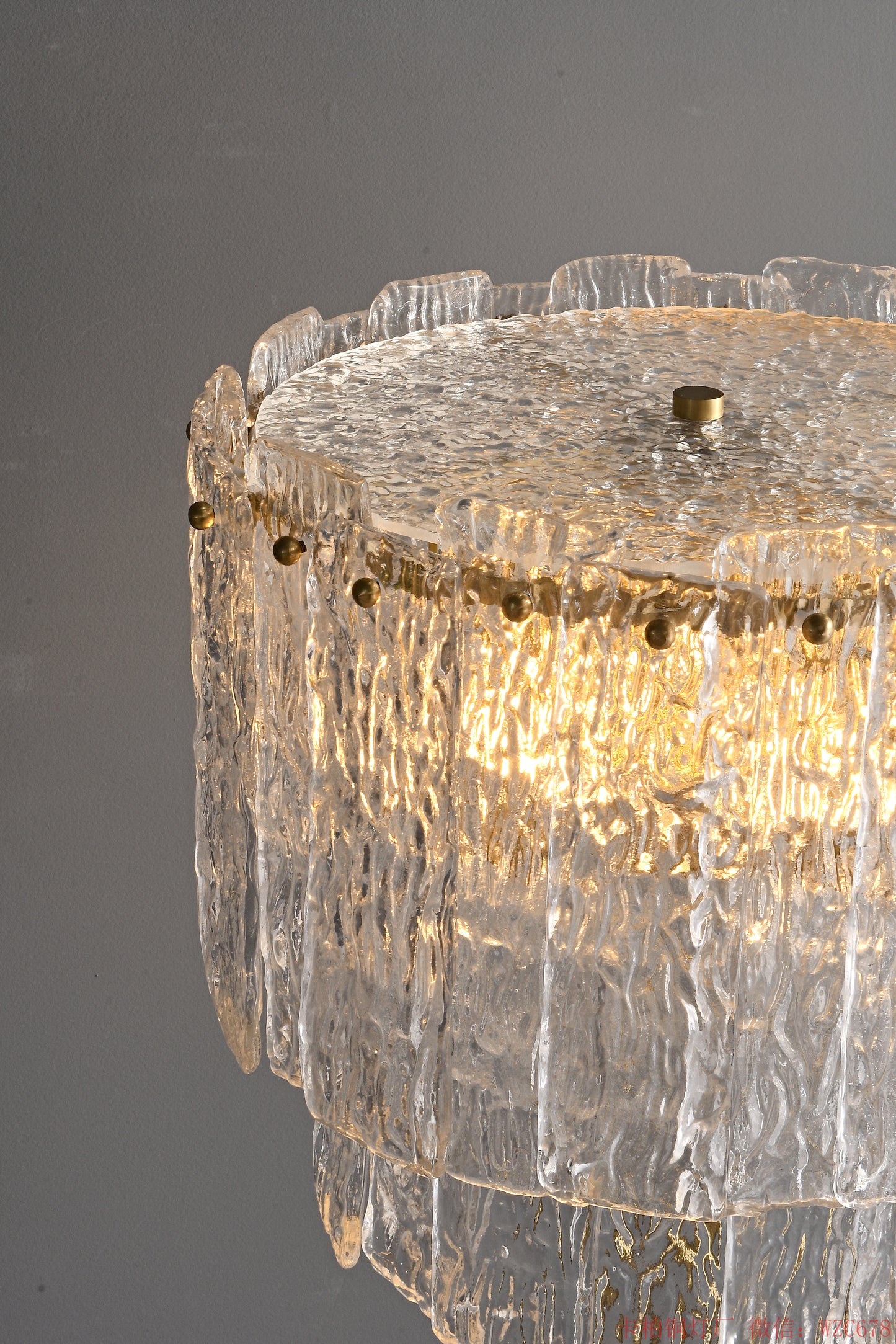 Crystal Glass floor lamp