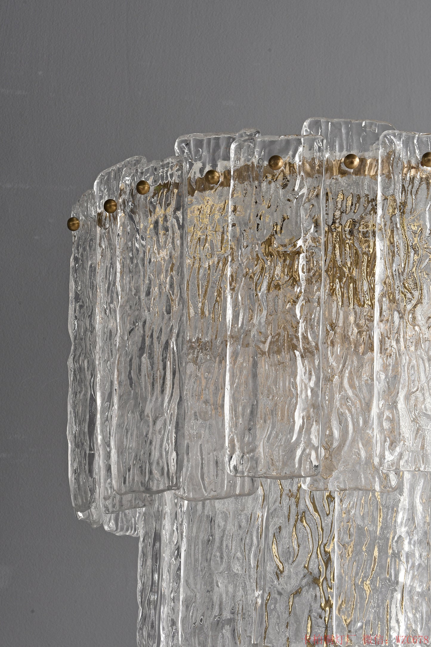 Crystal Glass floor lamp