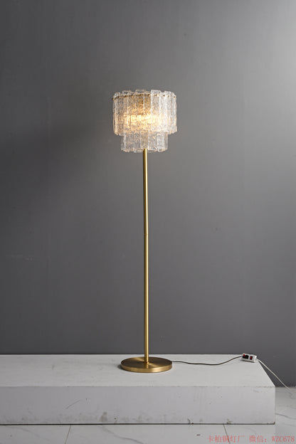 Crystal Glass floor lamp