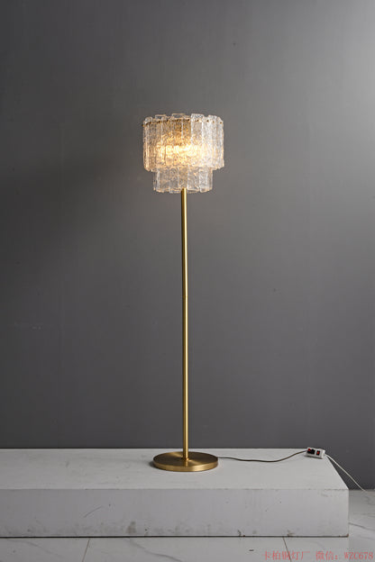 Crystal Glass floor lamp