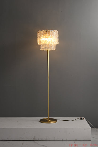 Crystal Glass floor lamp