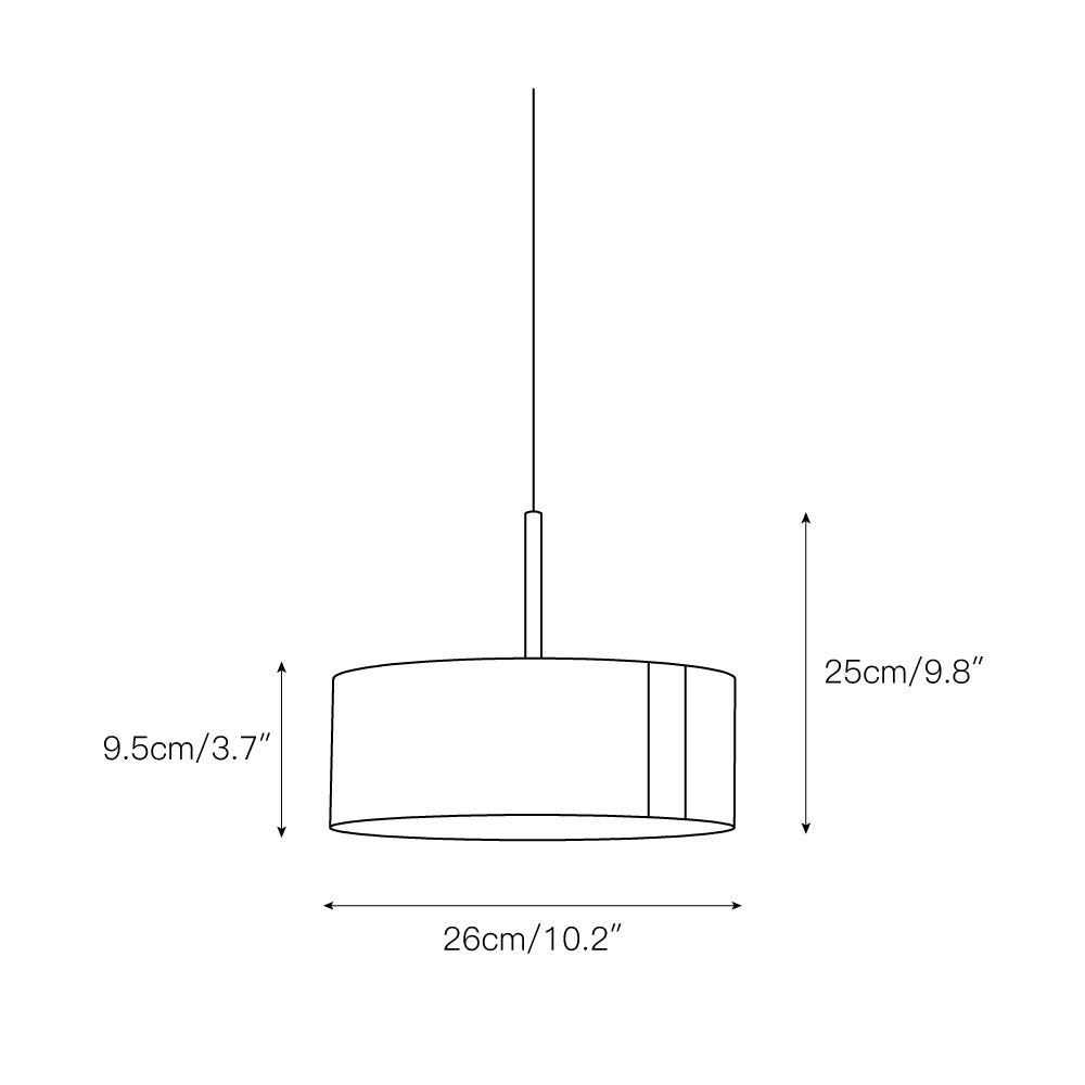 Felt Pendant Light