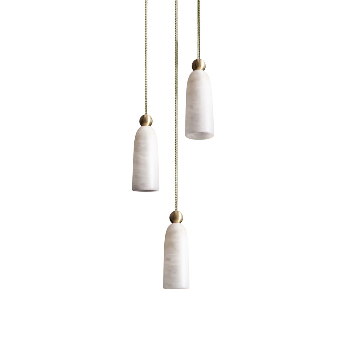 Figure Spanish Alabaster Pendant Light