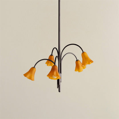 Flora Glass Chandelier